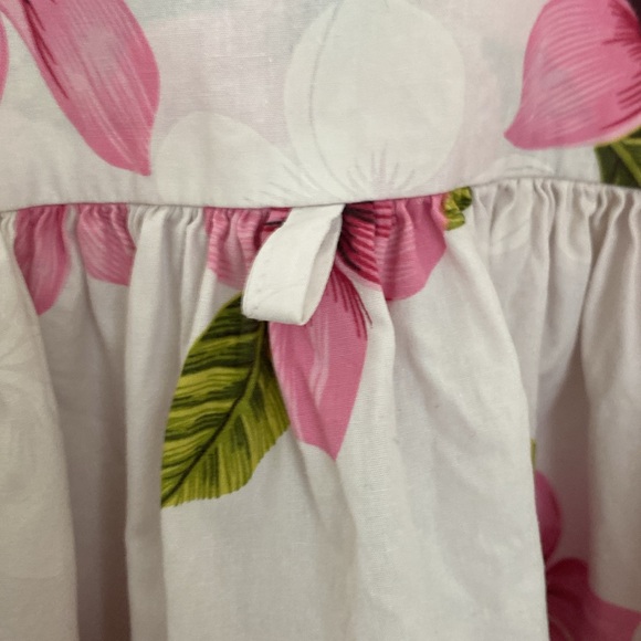 Pacific Legend Girls Hawaiian Pink Floral Sundress. Size 3-4. Made in Hawaii USA - Picture 6 of 11